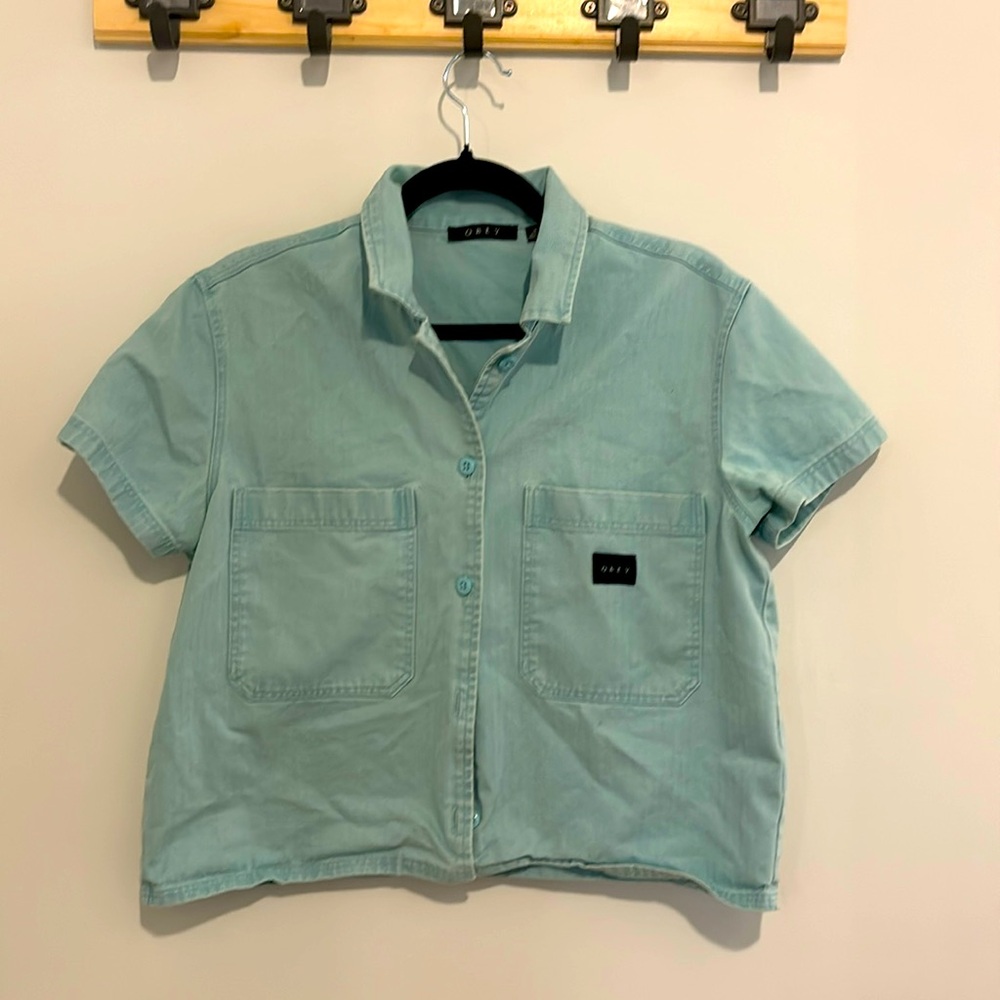 Obey denim shirt